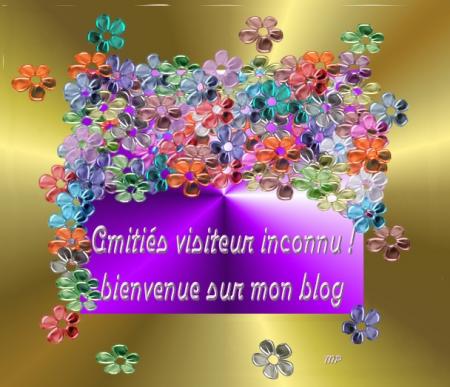 Un petit mot de bienvenue!!!